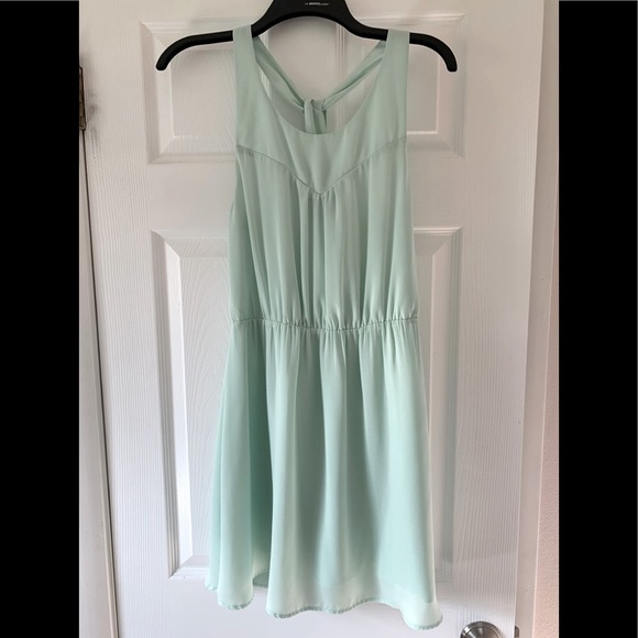 Mint green H&M chiffon dress - Picture 1 of 6